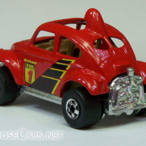Hot Wheels Baja Beetle: 1998 #835 (Red) Rear Left