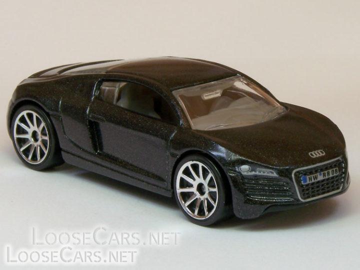 Hot Wheels Audi R8: 2008 #3 First Editions (Charcoal Grey)