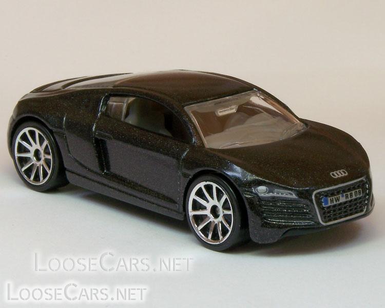 Hot Wheels Audi R8: 2008 #3 (Charcoal Grey) Front Right