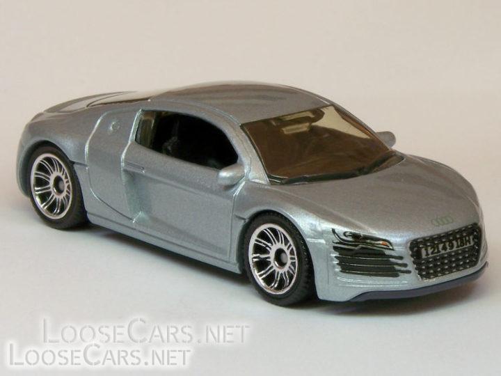 Matchbox Audi R8: 2007 #14 MBX Metal (Silver)