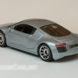 Matchbox Audi R8: 2007 #14 MBX Metal (Silver) Rear Left