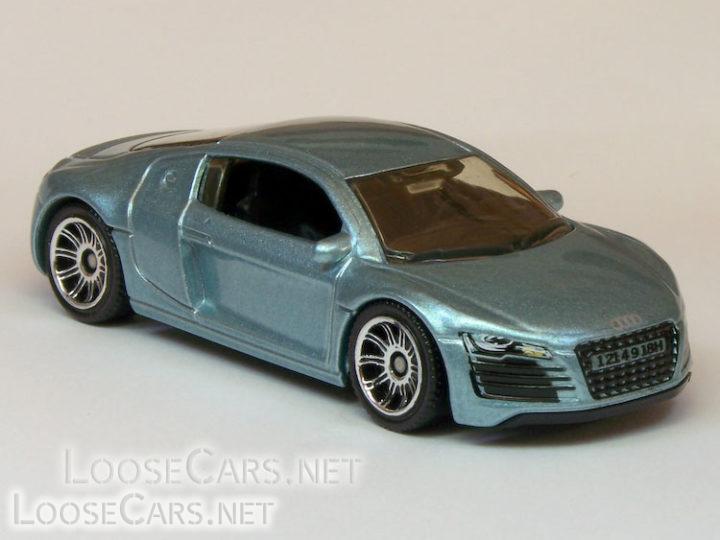 Matchbox Audi R8: 2007 #14 MBX Metal (Light Blue)