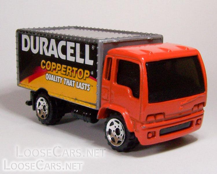 Matchbox Delivery Truck: 2005 #9 Duracell Front Right