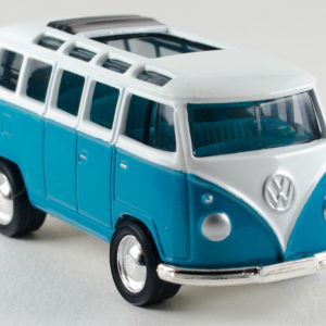 Matchbox VW Transporter: 2000 FAO Schwarz VW Collection Front Right