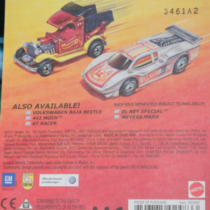Hot Wheels Baja Bug: 2012 Hot Ones Card Rear