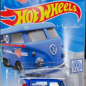 Hot Wheels Kool Kombi: 2019 #136 (Blue) Card
