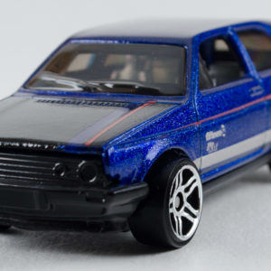Hot Wheels VW Golf: 2018 #68 (Blue) Front Left