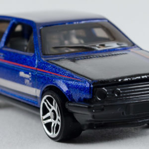 Hot Wheels VW Golf: 2018 #68 (Blue) Front Right