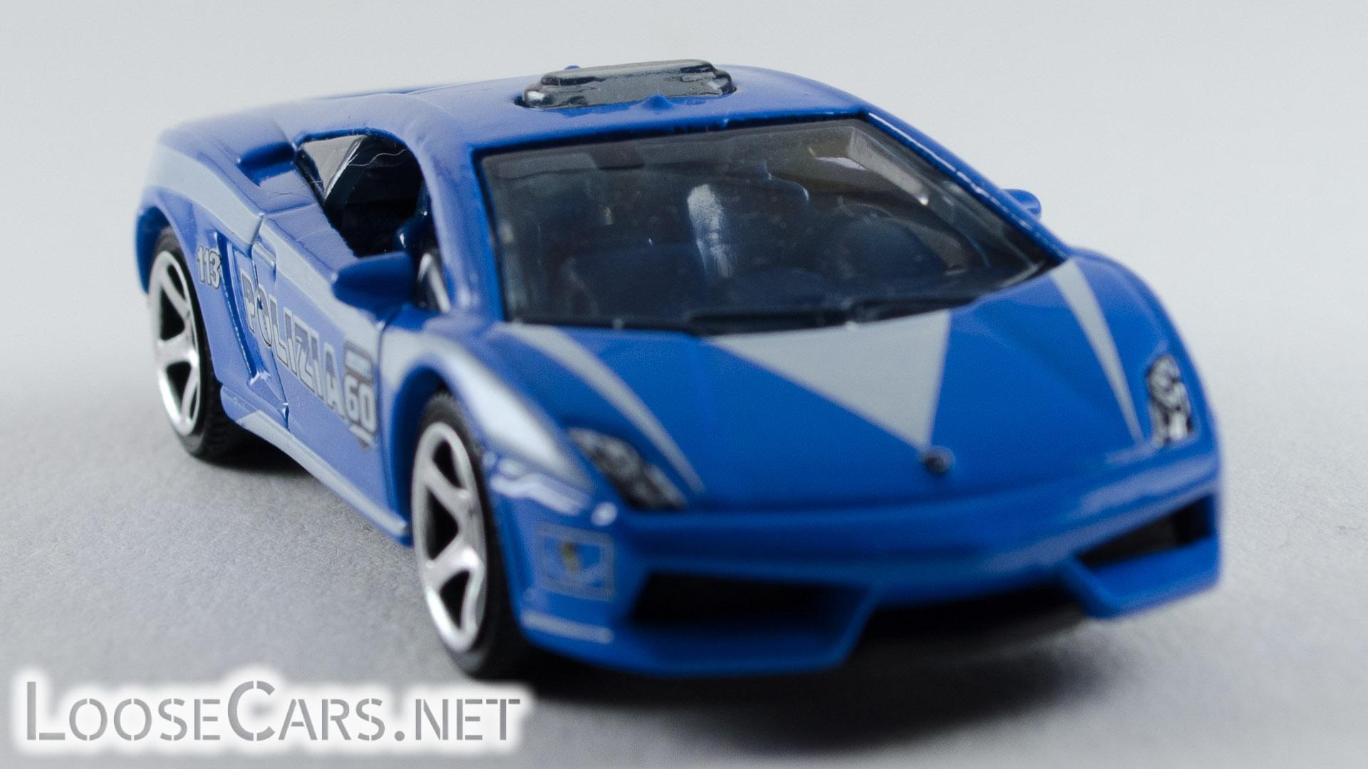 Matchbox Lamborghini Gallardo LP560-4 Polizia: 2013 60th Front Right