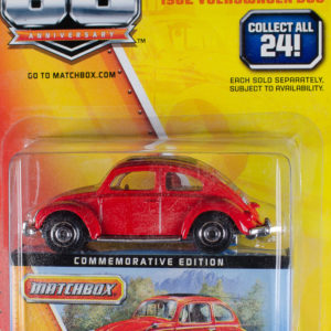 Matchbox 1962 Volkswagen Beetle: 2013 60th Card