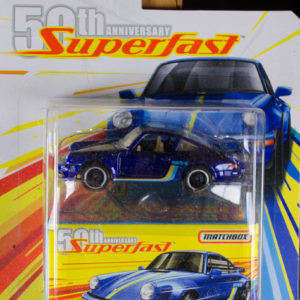 Matchbox 80 Porsche 911 Turbo: 2019 50th Superfast Card