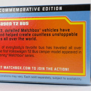 Matchbox Volkswagen T2 Bus: 2013 Matchbox 60th Anniversary Box Rear
