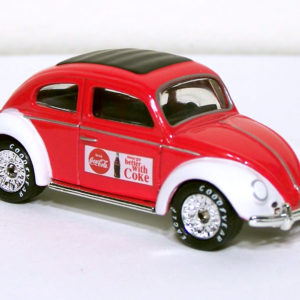 Matchbox 1962 Volkswagen Beetle: 1999 Target Coca Cola Front Right