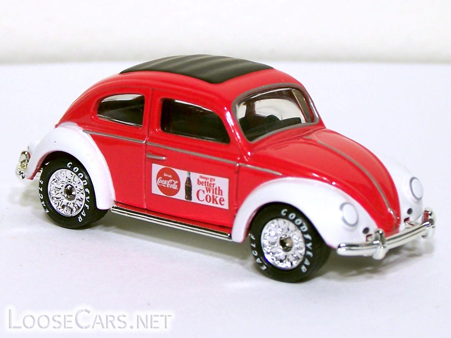Matchbox 1962 Volkswagen Beetle: 1999 Target Coca Cola Front Right