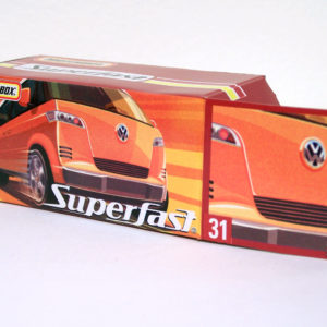 Matchbox Volkswagen Microbus: 2005 Superfast #31 Orange Box