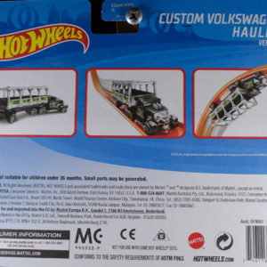 Hot Wheels Custom Volkswagen Hauler: 2018 Track Stars Card Rear