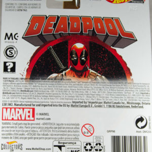 Hot Wheels Deadpool Chimichanga Truck 2020 GRP96 - Card Rear