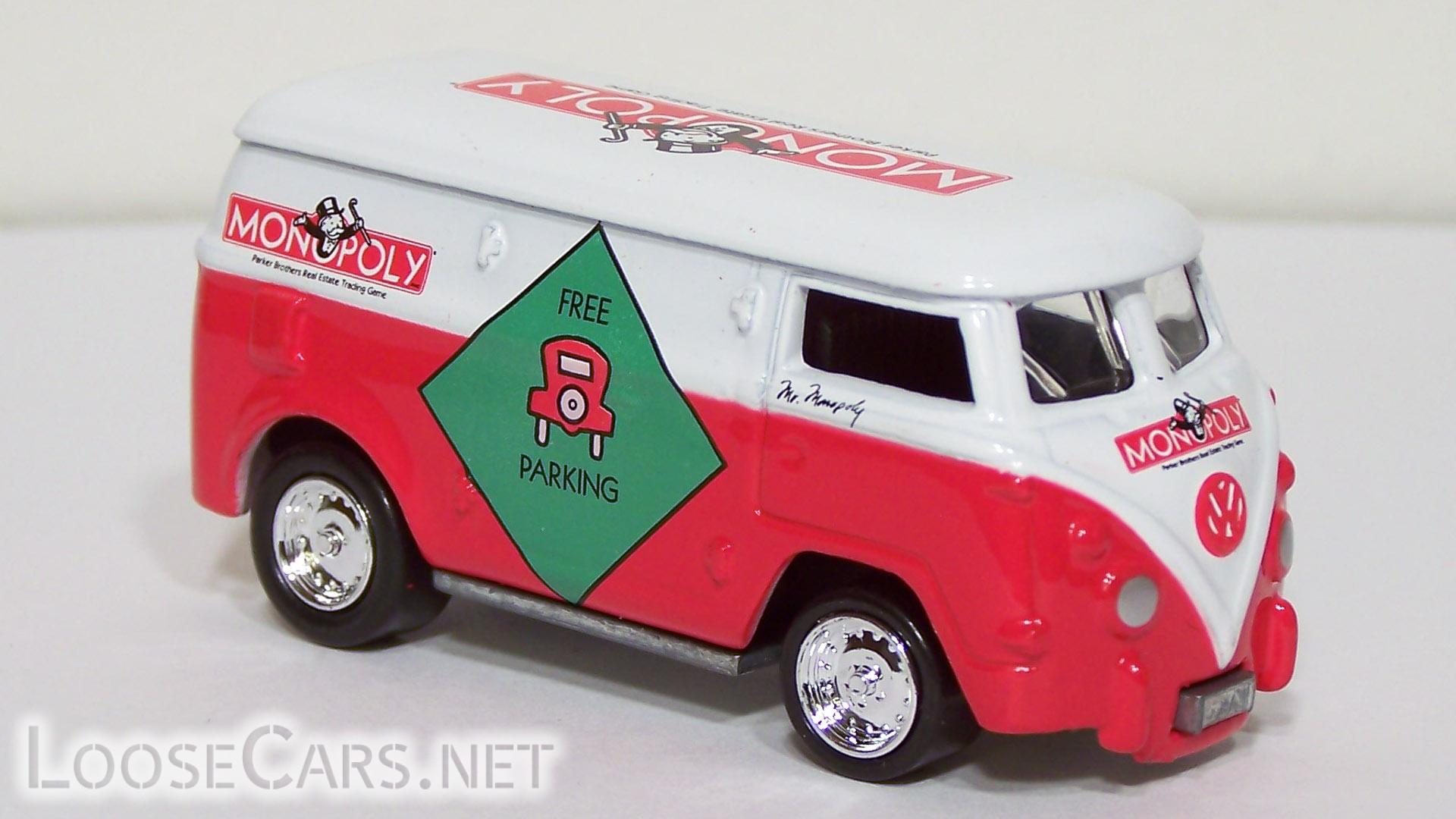 Johnny Lightning Volkswagen Bus: 2001 Monopoly - Front Right