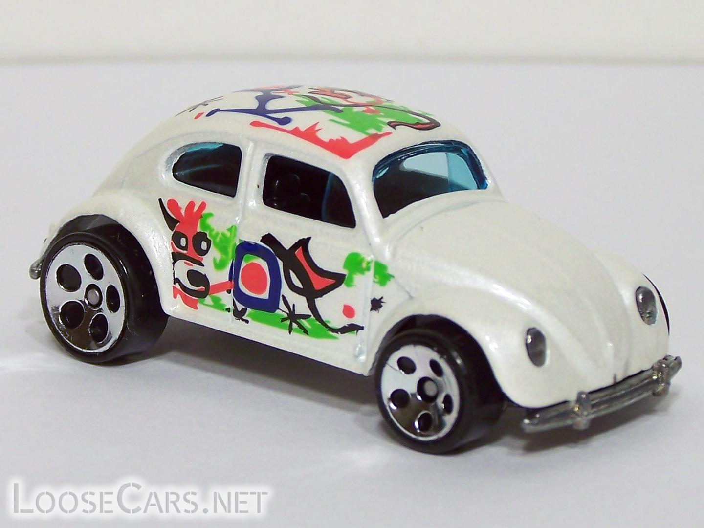 Hot Wheels VW Bug: 1998 Artistic License White - Front Right