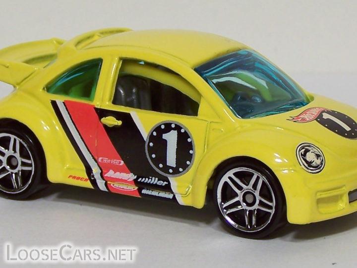 Hot Wheels Volkswagen New Beetle Cup: 2002 #45 First Editions (Short Stripes)