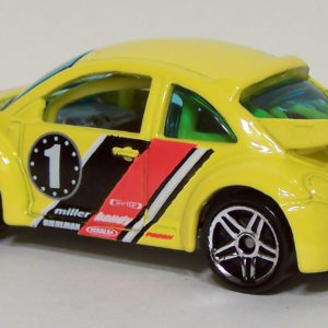 Hot Wheels Volkswagen New Beetle Cup: 2002 #45 First Editions Short Stripes - Rear Left