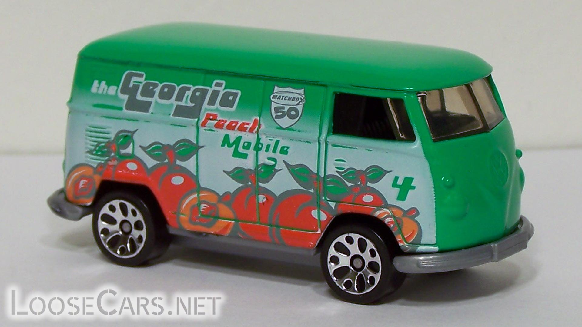 Matchbox VW Delivery Van: 2002 Across America: Georgia - Front Right