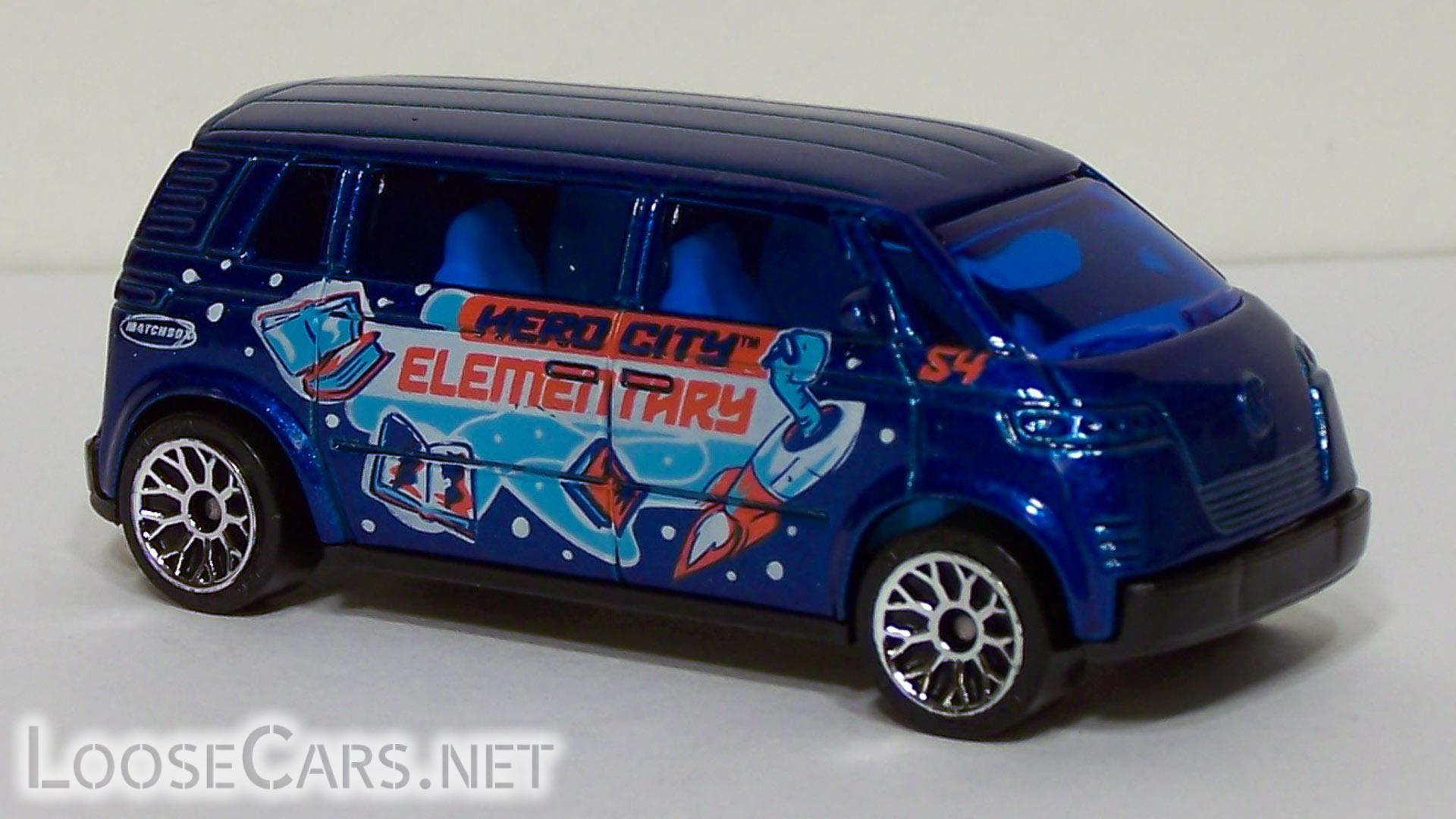 Matchbox Volkswagen Microbus 2003 54 Hero City School Time - Front Right