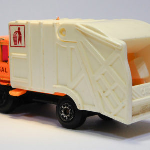 Matchbox Refuse Truck (1979) 1993 36 deco - Rear Left