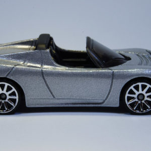 Hot Wheels 2008 Tesla Roadster 26 2008 New Models Silver - Right