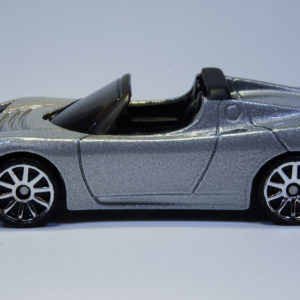 Hot Wheels 2008 Tesla Roadster 26 2008 New Models Silver - Left