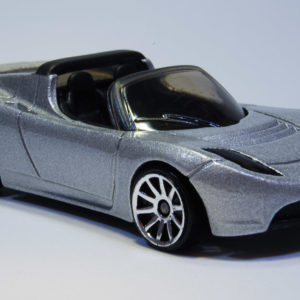 Hot Wheels 2008 Tesla Roadster 26 2008 New Models Silver - Front Right