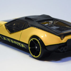 Hot Wheels La Fasta 24 2009 New Models Yellow - Rear Left