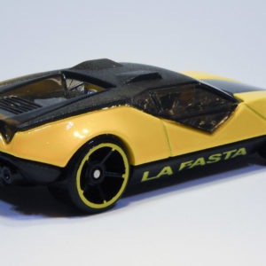 Hot Wheels La Fasta 24 2009 New Models Yellow - Rear Right