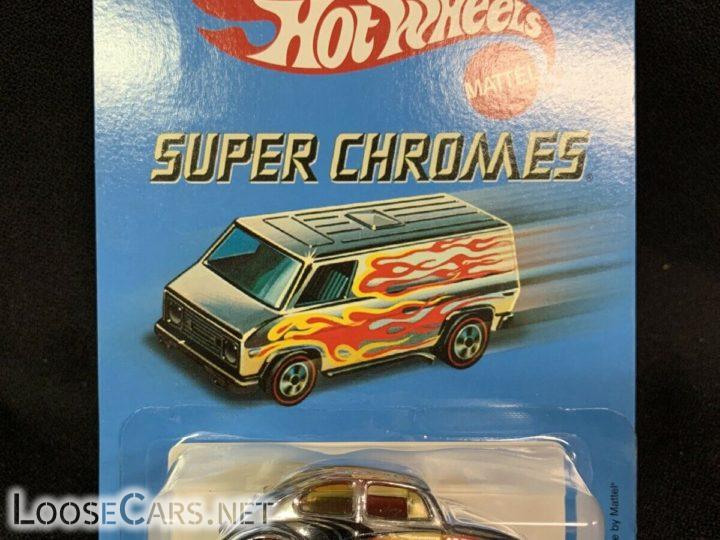 [HUNT] 2006 Hot Wheels Super Chromes VW Bug, Yellow/Orange Flames