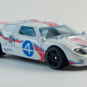 Hot Wheels Ford GT-40 2021 78 Then and Now 1 White - Front Right