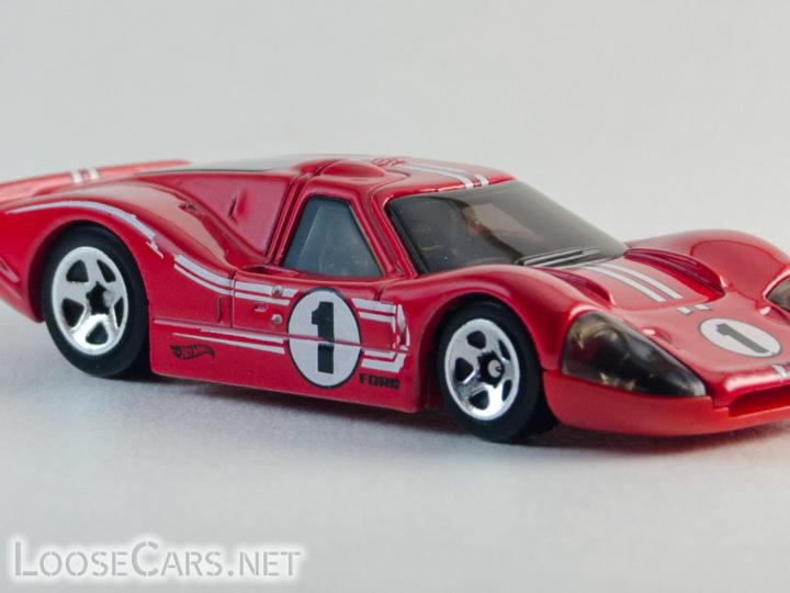 Hot Wheels ’67 Ford GT40 Mk.IV: 2021 #106 HW Race Day (Red)