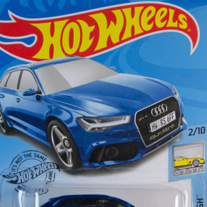 Hot Wheels '17 Audi RS 6 Avant 2019 #214 Factory Fresh - Card Front