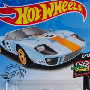 Hot Wheels Ford GT-40 2020 #35 HW Race Day Blue - Card Front