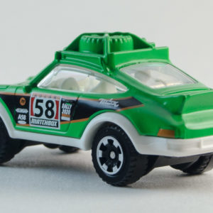 Matchbox '85 Porsche 911 Rally 2020 #66 MBX Jungle - Rear Left
