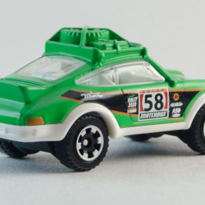 Matchbox '85 Porsche 911 Rally 2020 #66 MBX Jungle - Rear Right