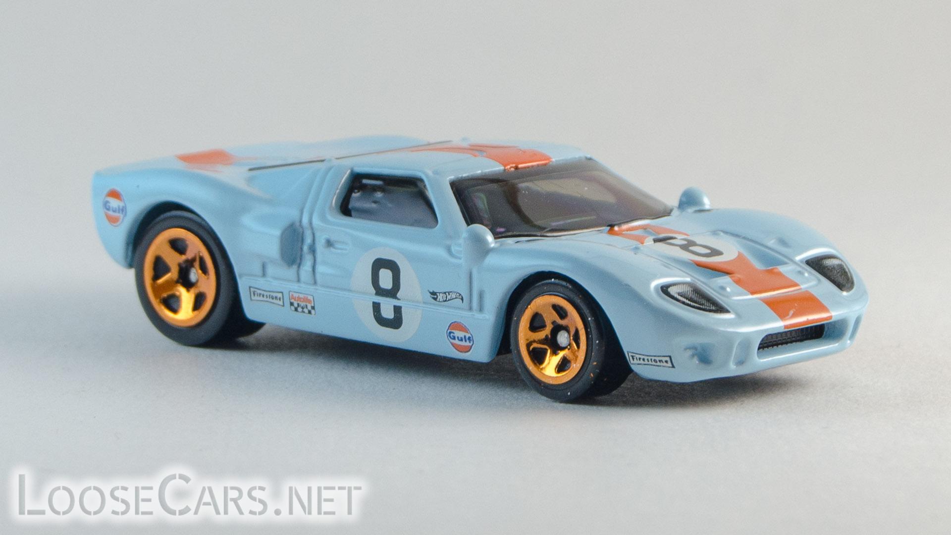 Hot Wheels Ford GT-40 2020 #35 HW Race Day Blue - Front Right