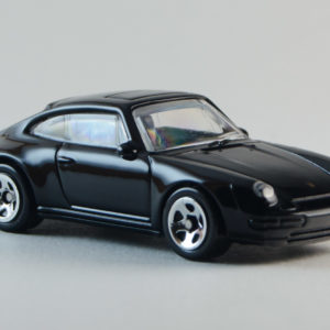 Hot Wheels '96 Porsche Carrera 2020 #72 Porsche (Black) - Front Right