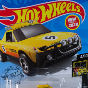 Hot Wheels Porsche 914 Safari 2020 242 Nightburnerz Yellow - Card Front