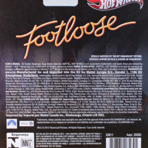 Hot Wheels VW Bug 2013 Retro Entertainment Footloose - Card Back