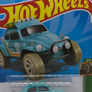 Hot Wheels Volkswagen Baja Bug 2022 160 Mud Studs Aqua - Card Front