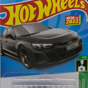Hot Wheels Audi e-tron GT 2022 176 HW Green Speed Grey - Card Front