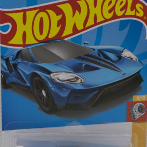 Hot Wheels '17 Ford GT 2022 157 HW Turbo Blue - Card Front