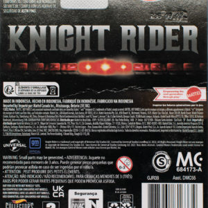 Hot Wheels K.I.T.T. Super Pursuit Mode 2022 Replica Entertainment Knight Rider - Card Rear