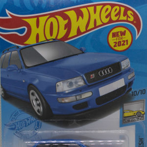 Hot Wheels '94 Audi Avant RS2 2021 157 Factory Fresh Blue - Card Front