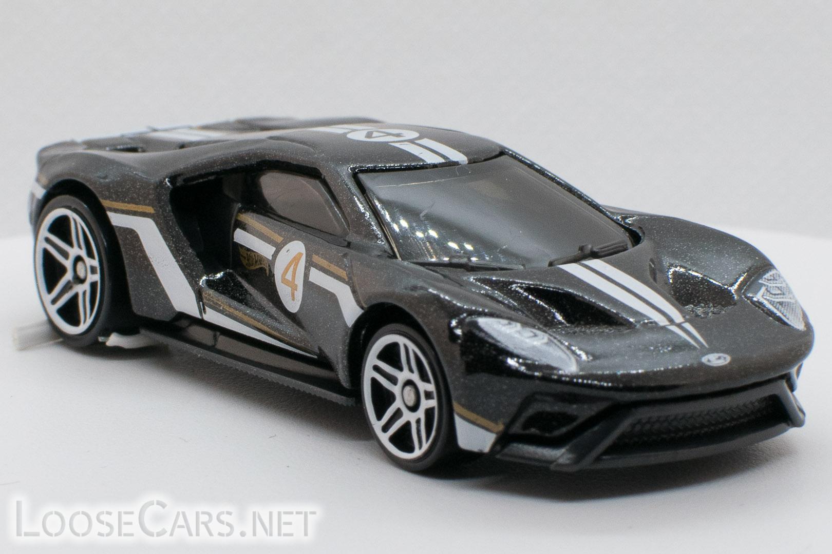 Hot Wheels '17 Ford GT 2021 164 Then and Now Black - Front Right